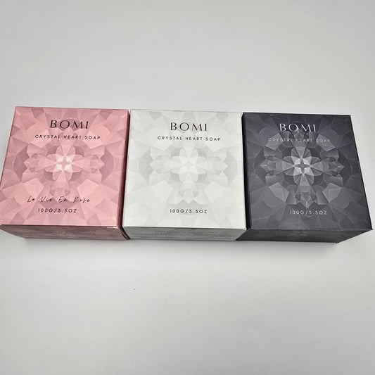 BOMI Crystal Heart Soaps