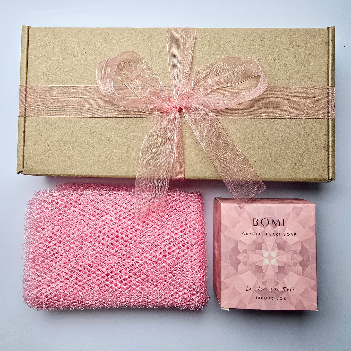 Crystal Heart Soap Gift Box (Pink)