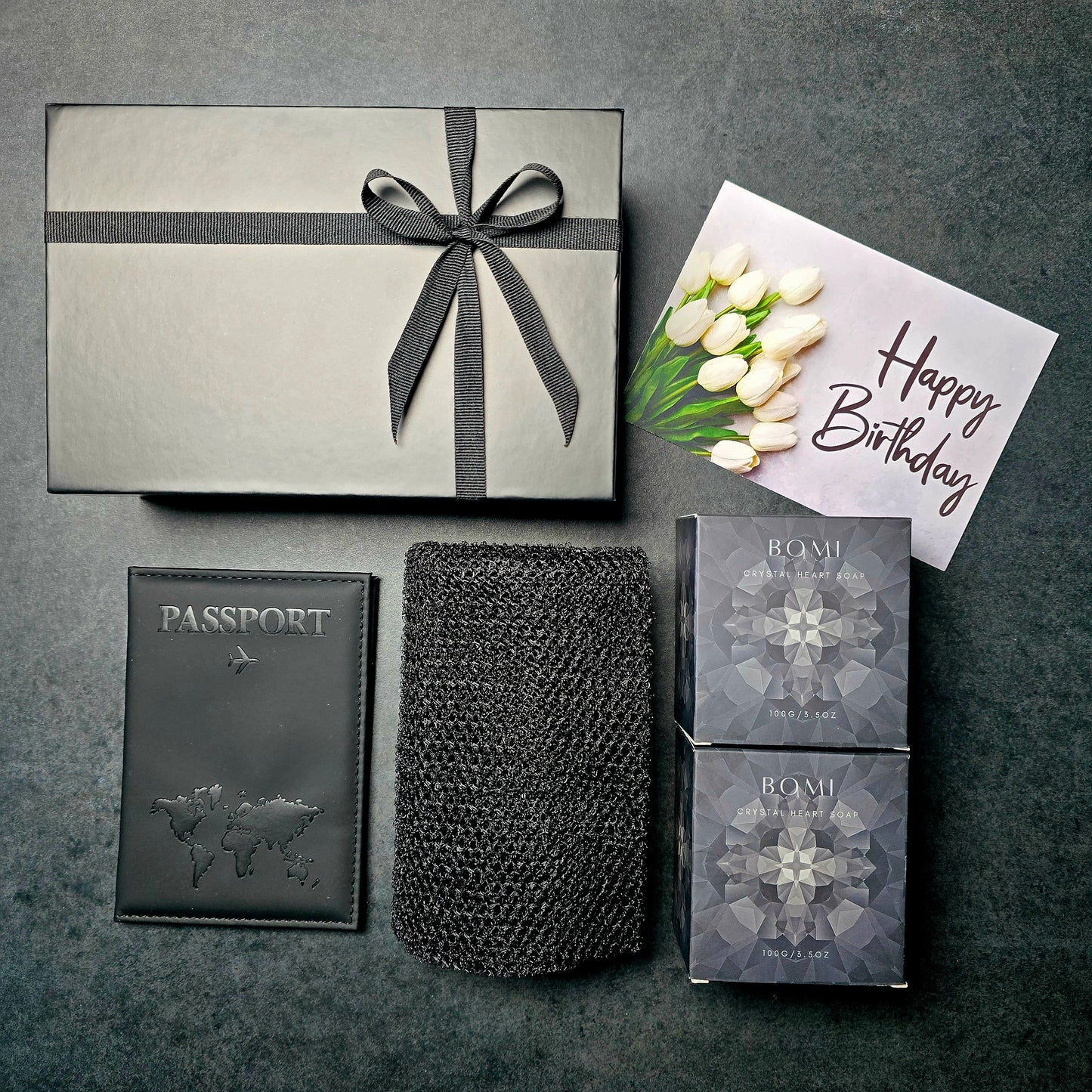 Sleek Black Gift Set