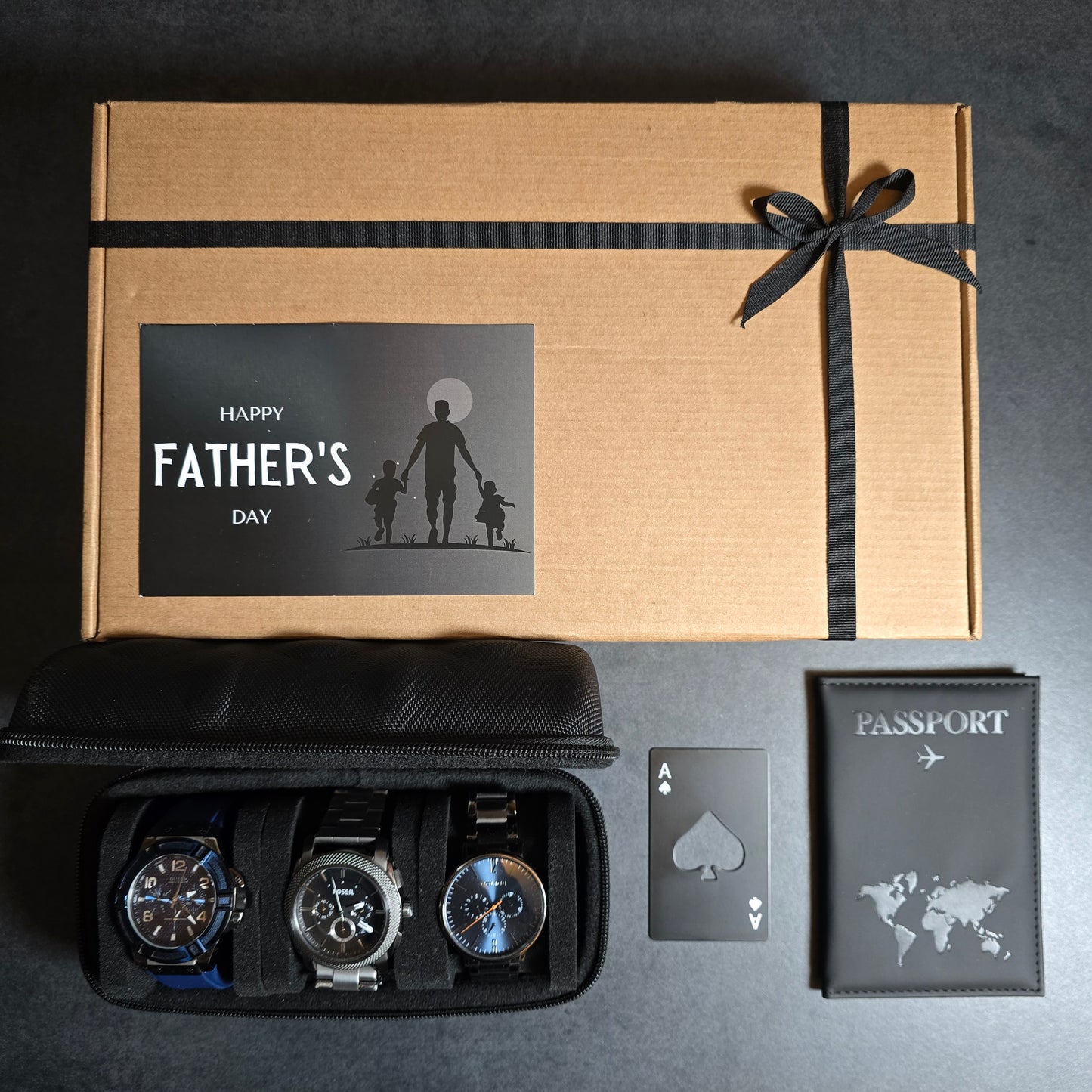 Father's Day Watch Holder Gift Set