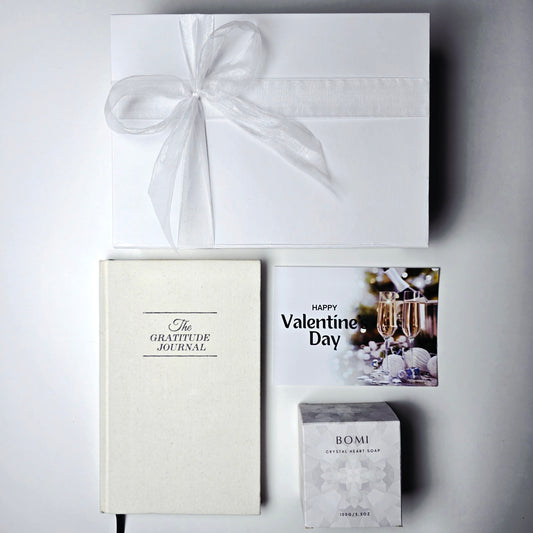 3. White Valentine's Day Gift Set